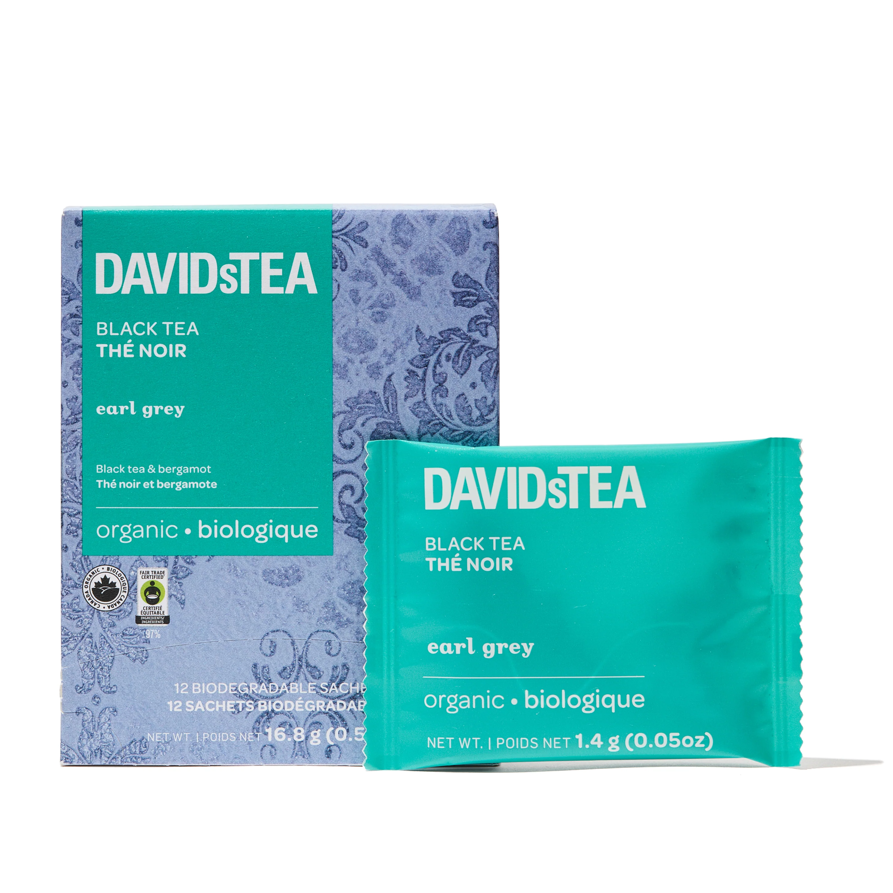 Organic Earl Grey Tea Pack of 12 Sachets