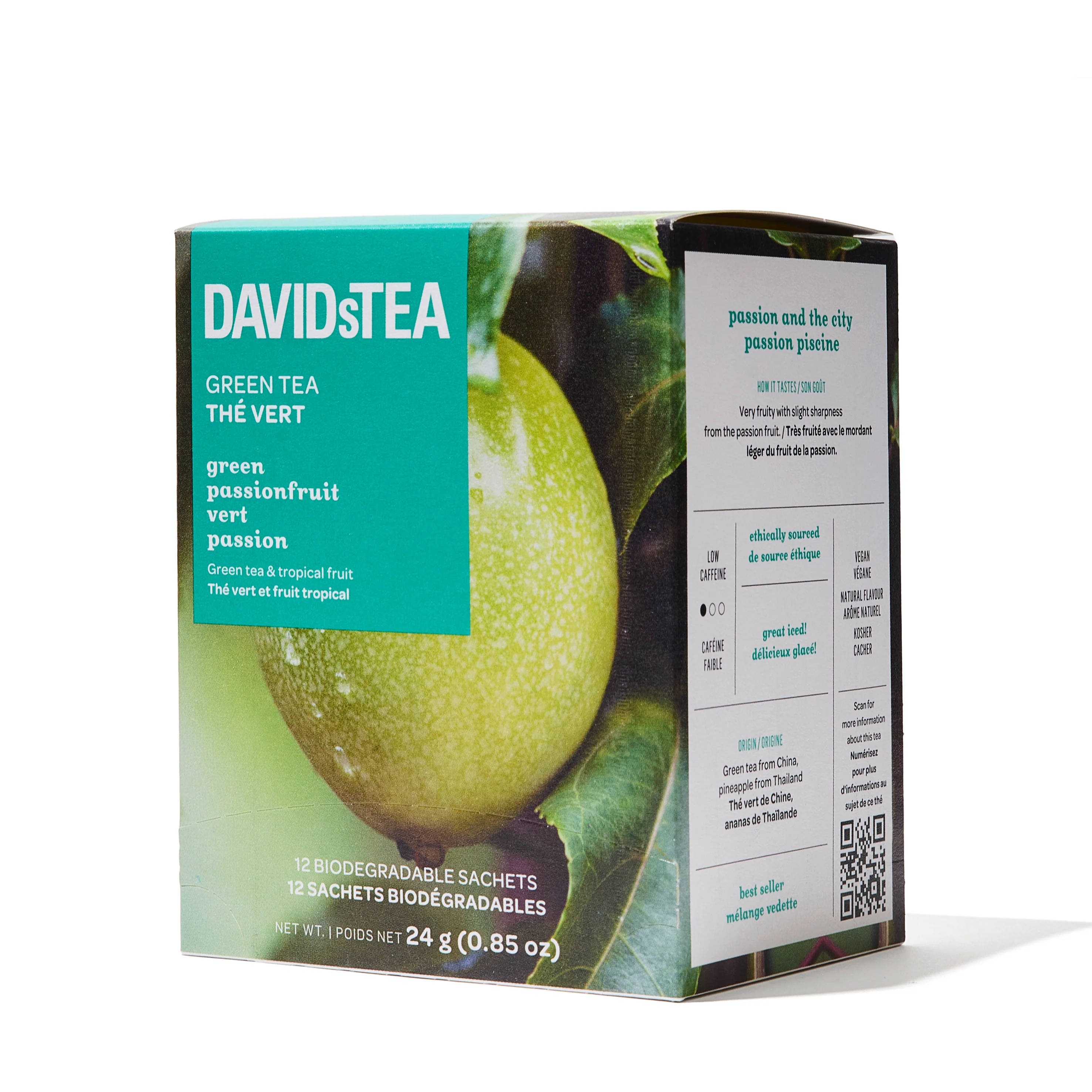 Green Passionfruit Tea Pack of 12 Sachets - Image 2