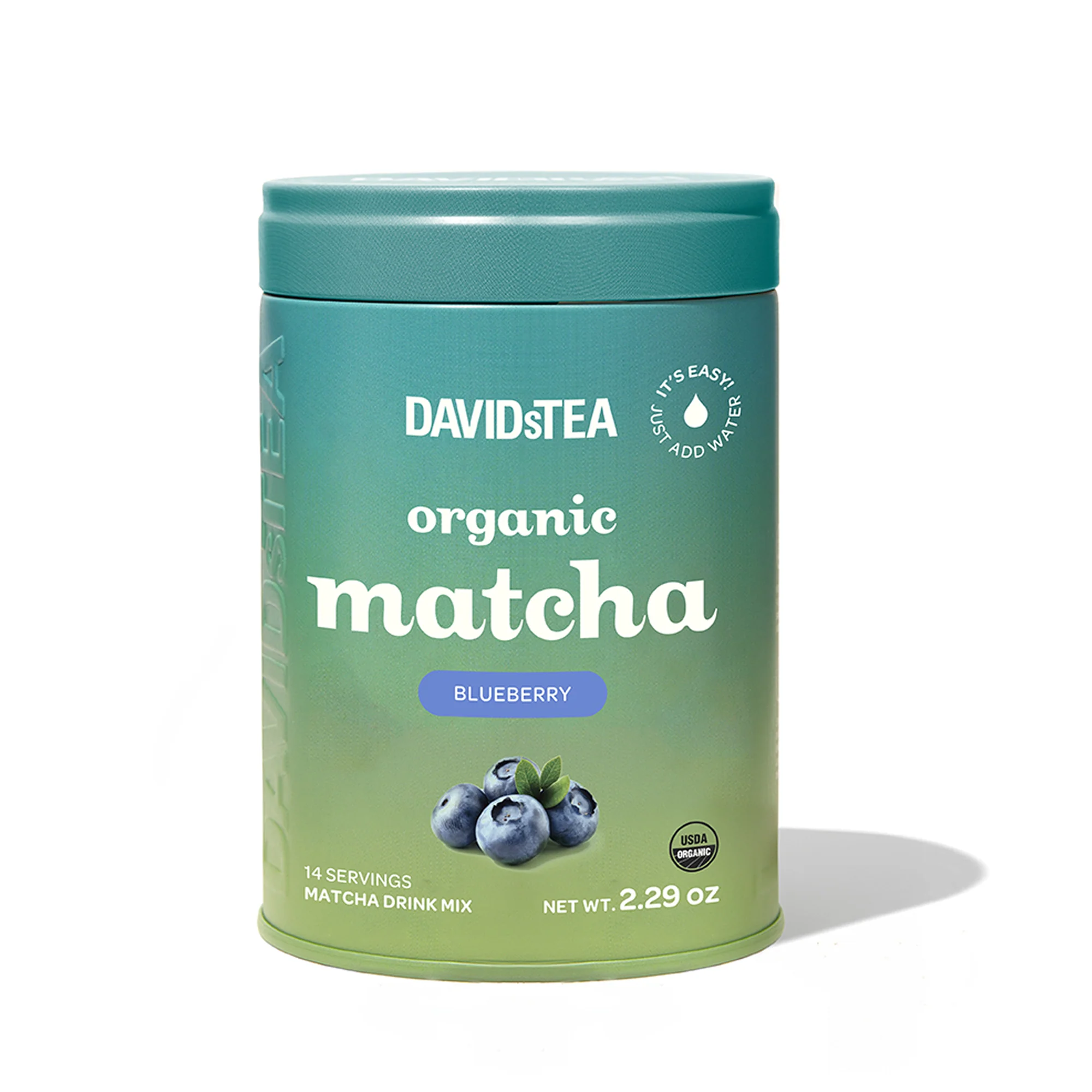 Organic Blueberry Matcha Tea Tin