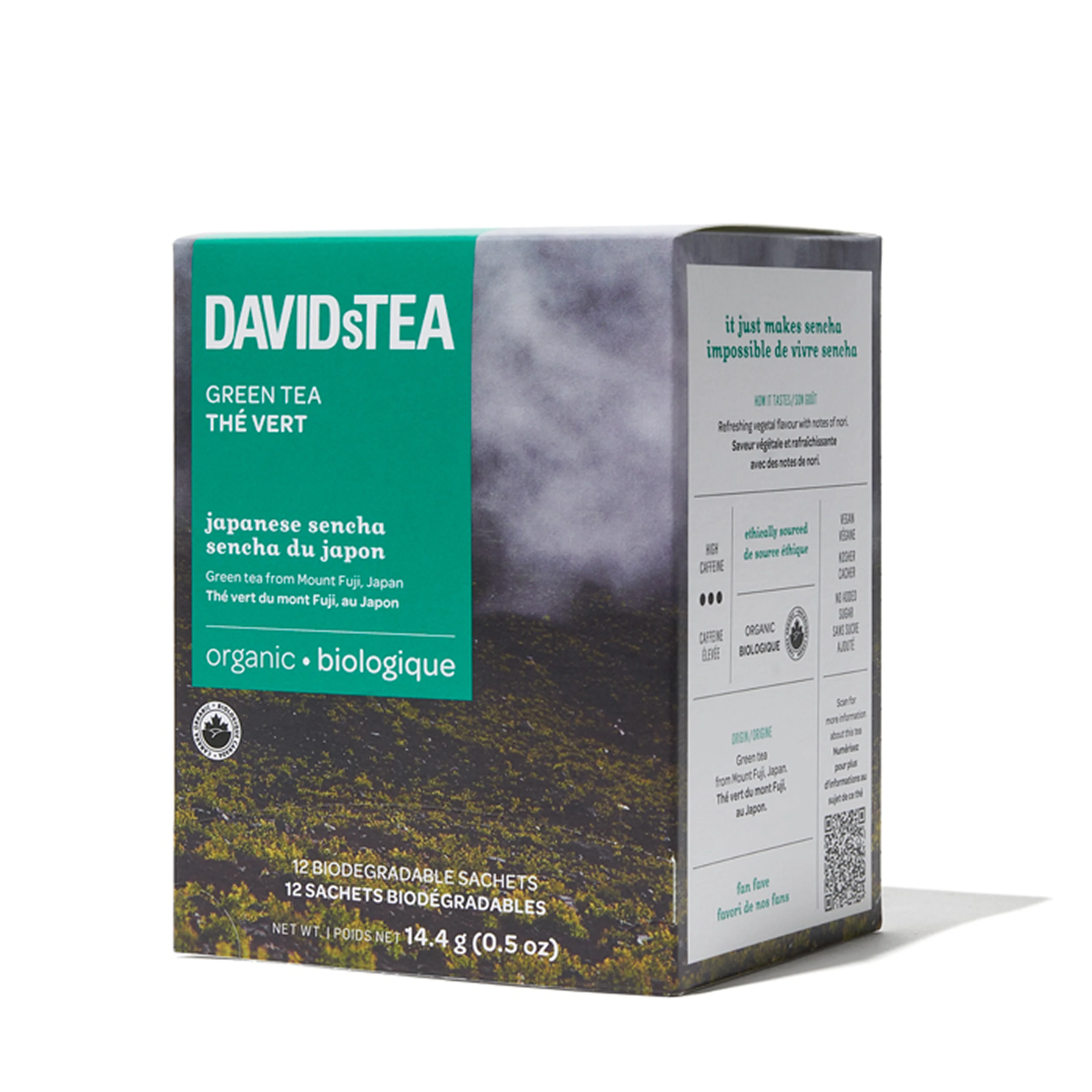 Organic Japanese Sencha Tea Pack of 12 Sachets - Image 3