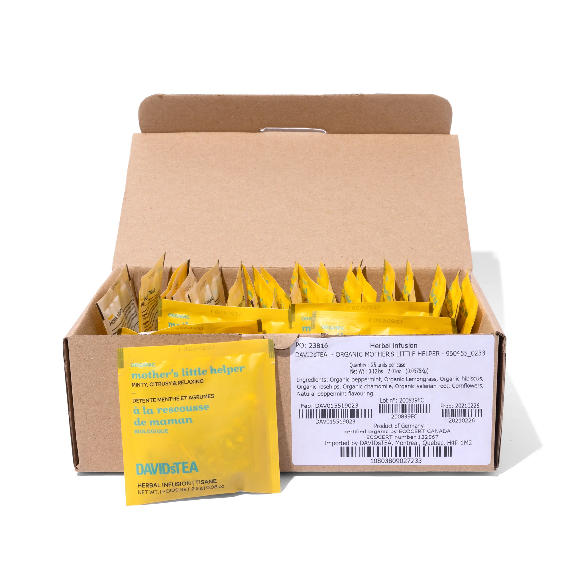 Organic Mother's Little Helper Tea Pack of 25 Sachets - Image 3