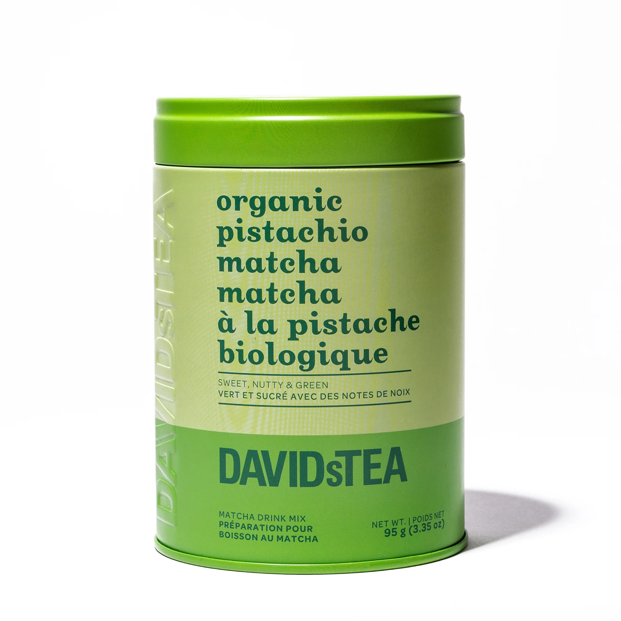 Organic Pistachio Matcha Tea Printed Tin