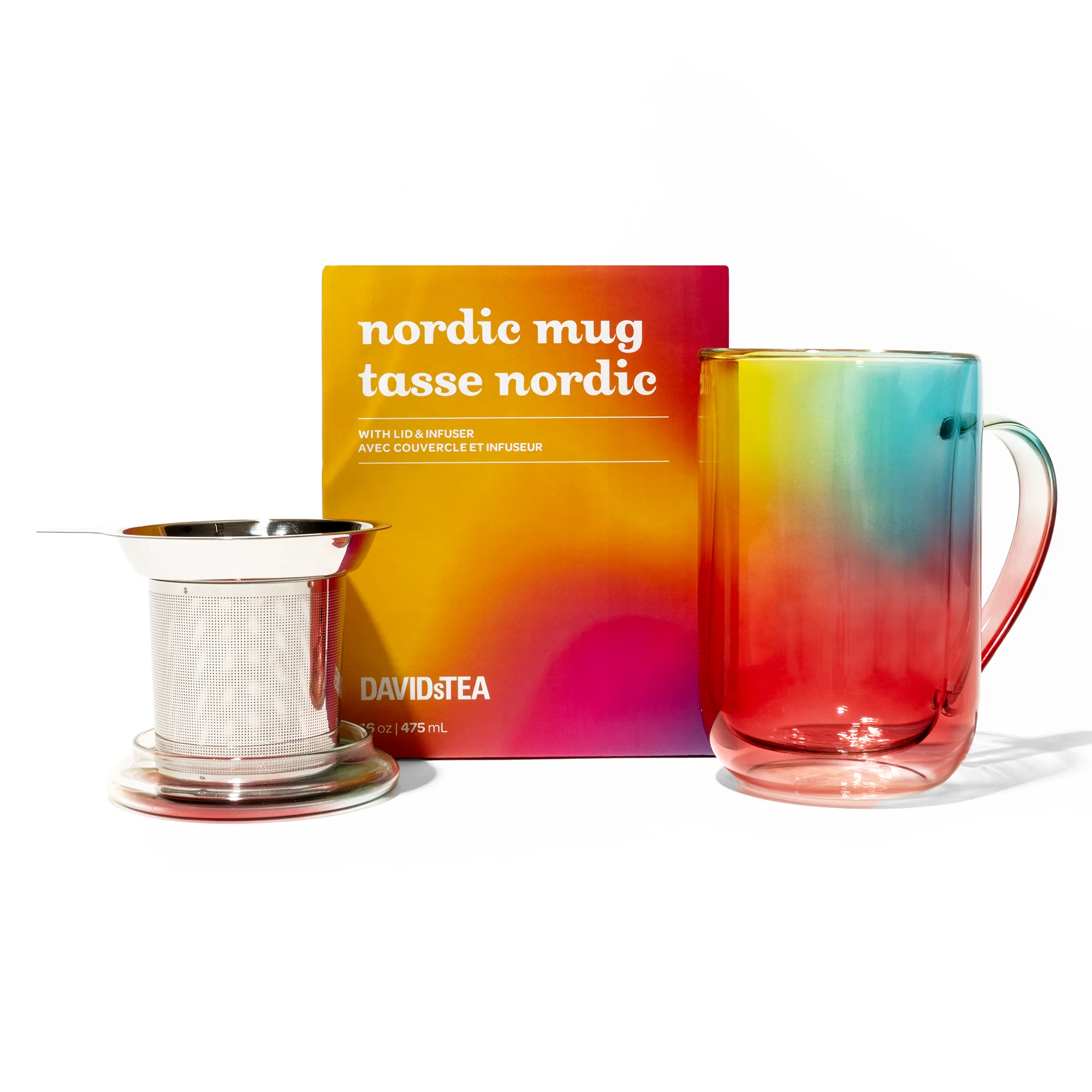Rainbow Glow Double Walled Nordic Mug