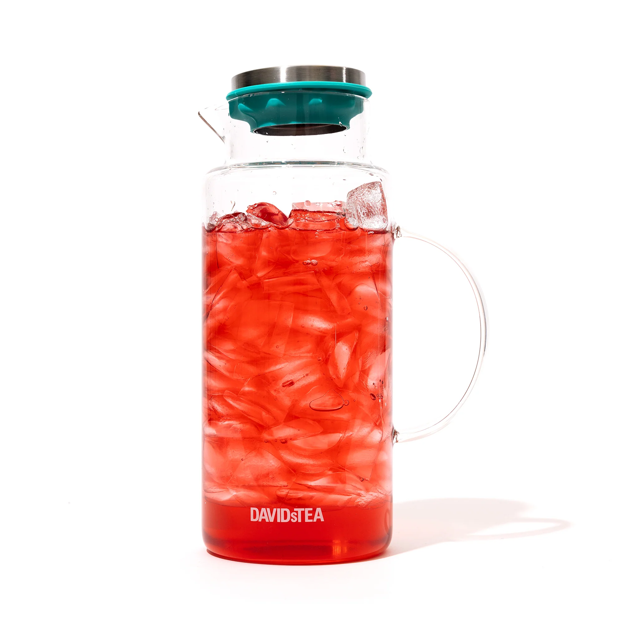 Teal Glass Pitcher - Image 3