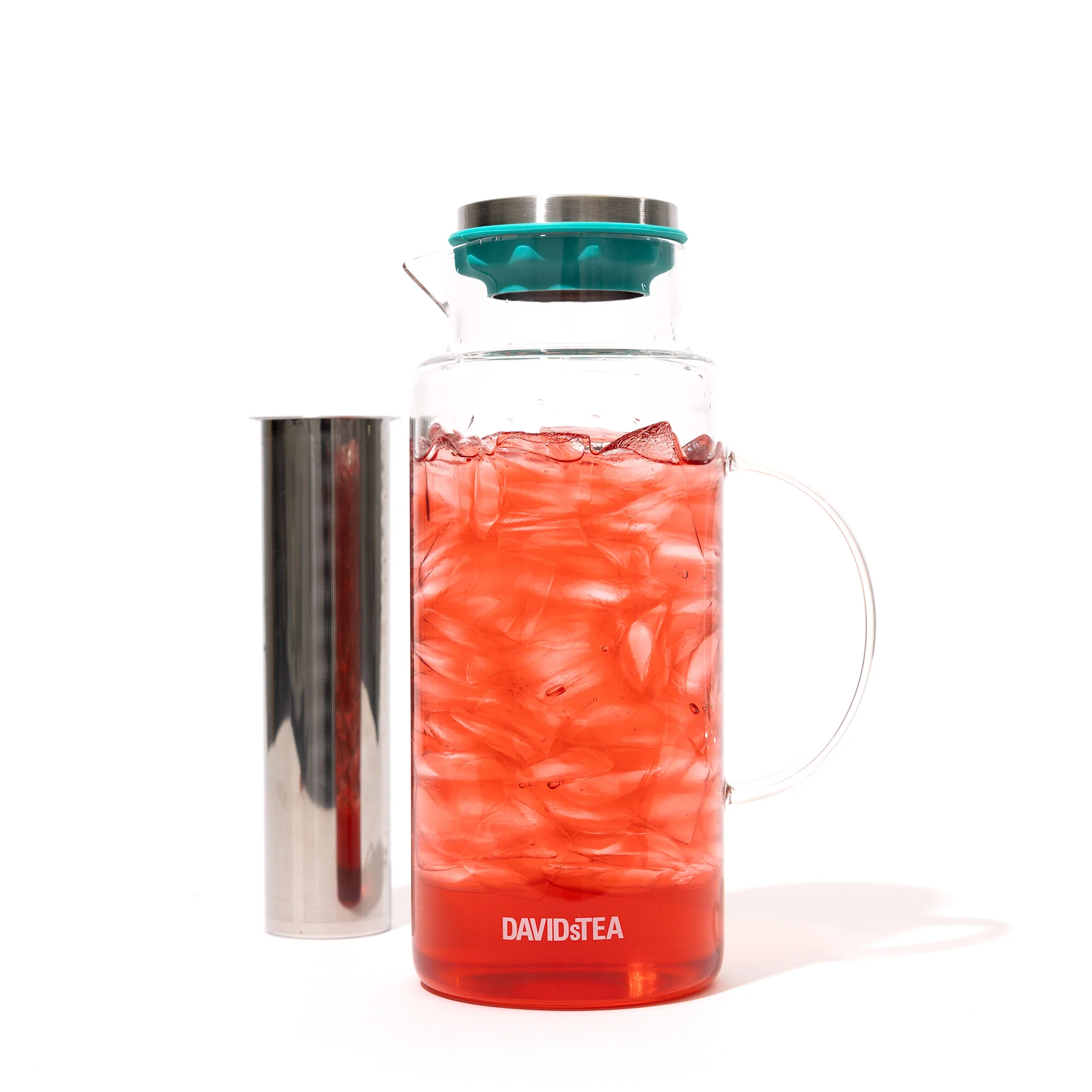 Teal Glass Pitcher - Image 4