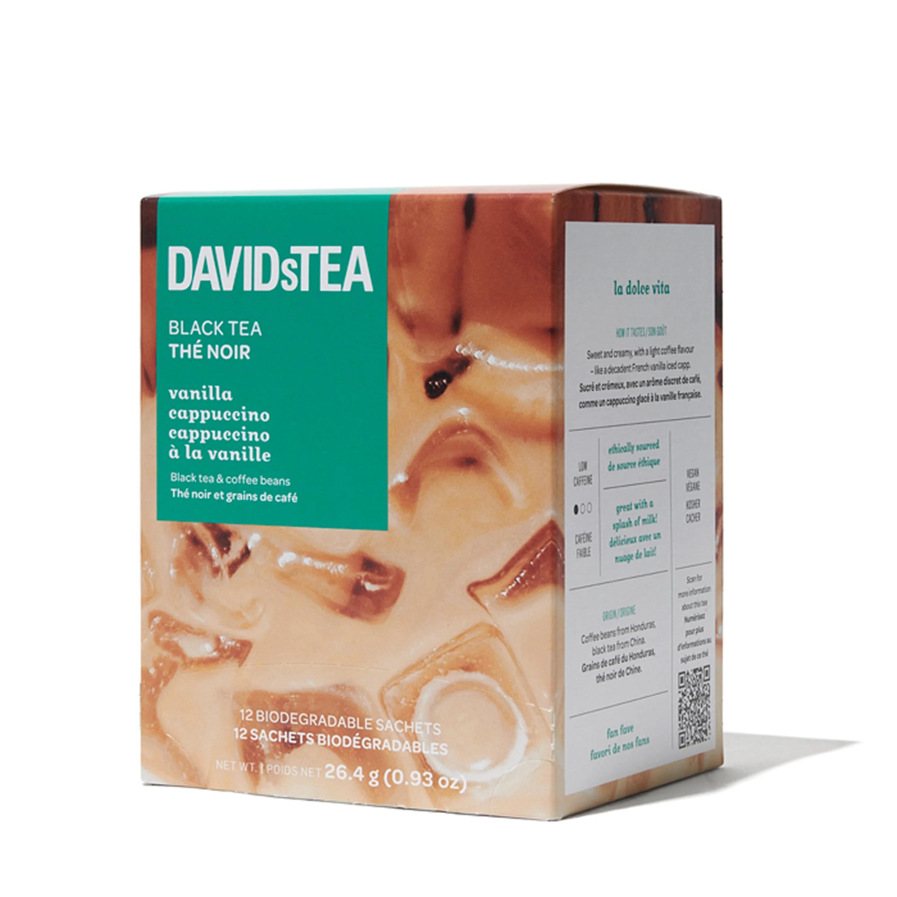 Vanilla Cappuccino Tea Pack of 12 Sachets - Image 3